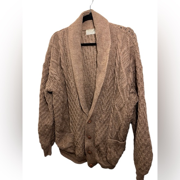 Amennuno Other - Amennuno Men's Cable Knit Cardigan 100% Wool